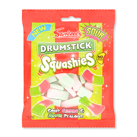 A packet of Drumstick Squashies gummy candy