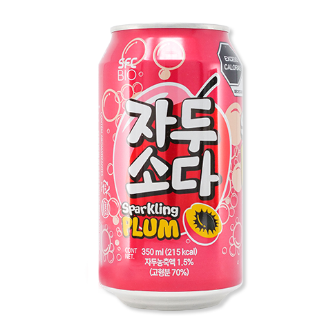 can of Sparkling Plum