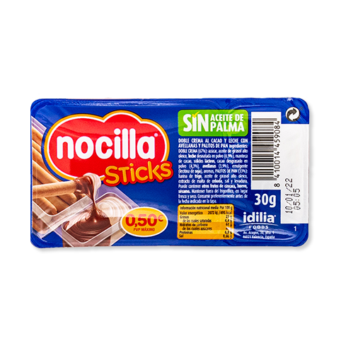 image of Nocilla Hazelnut Sticks