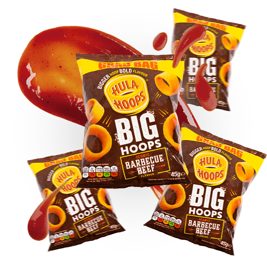 Image of Hula Hoops BBQ - 4 Pack