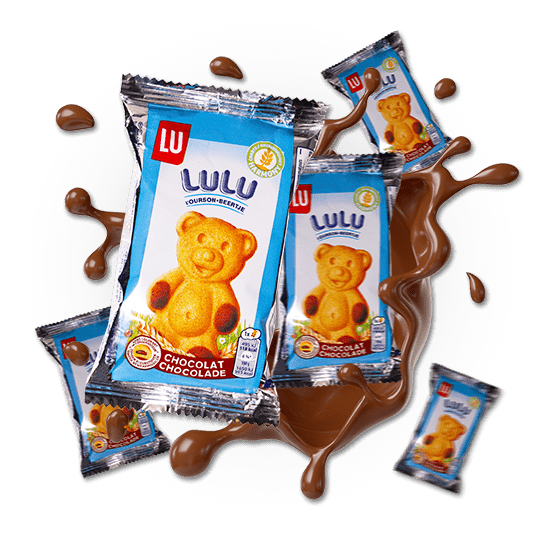  Lulu l'Ourson Chocolat - LU - 150 g : Grocery & Gourmet Food
