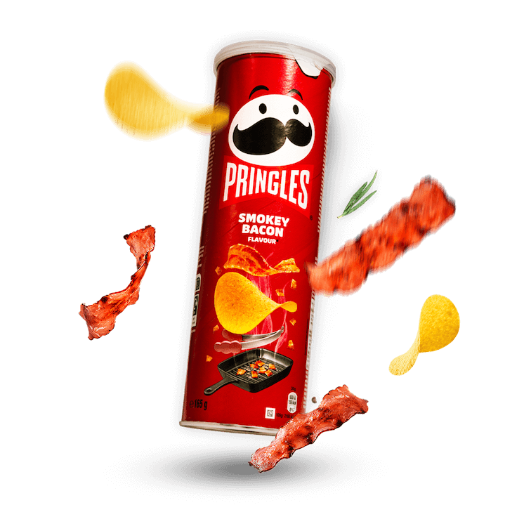 Image of Pringles Smokey Bacon - 2 Pack