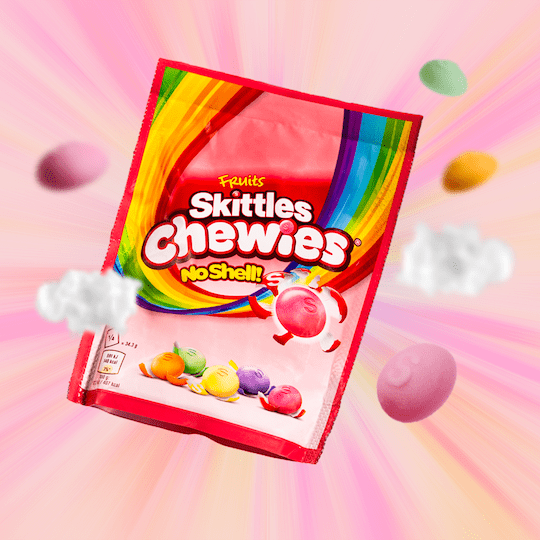 Skittles Chewies No Shell! image