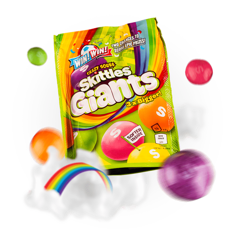Image of Skittles Sour Giants - 5 Pack