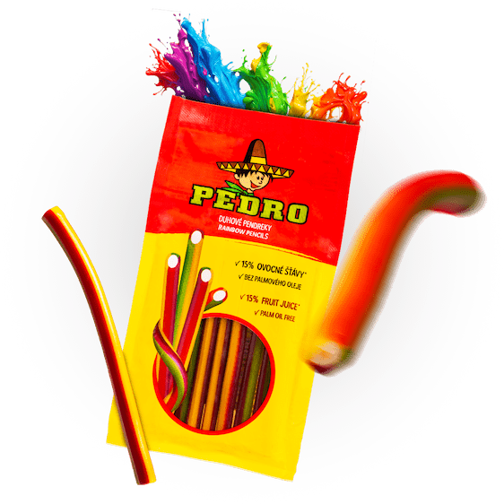 Image of Pedro - Rainbow Candy Pencils  3 - Pack