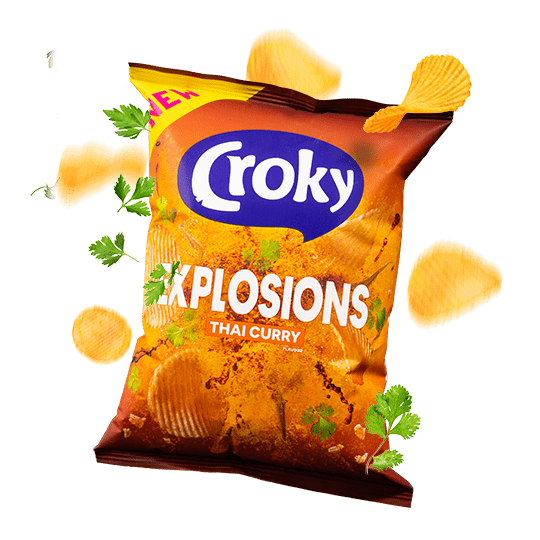 Image of Croky Explosions Thai Curry - 4 Pack