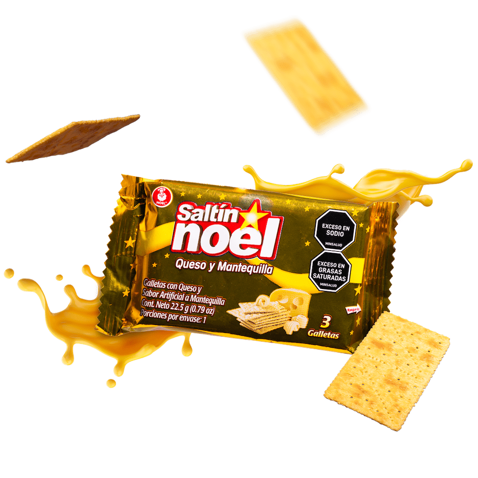 Image of Saltin Noel Cheese Crackers 10-Pack