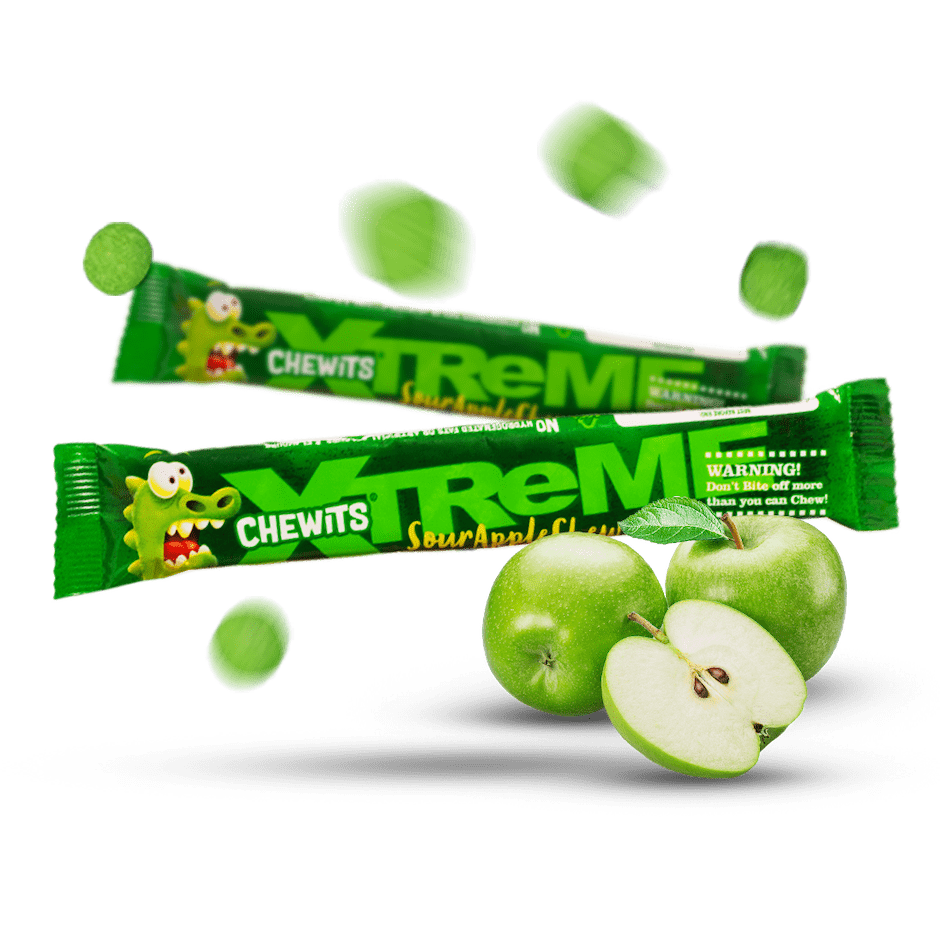 Image of Chew its Extreme Sour Apple 5-Pack