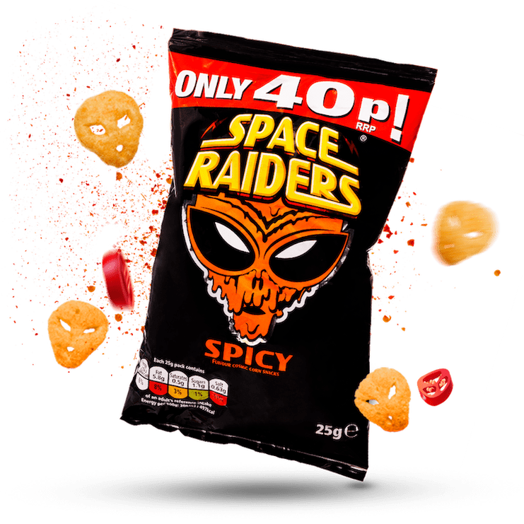 Image of Space Raiders Spicy 10-Pack