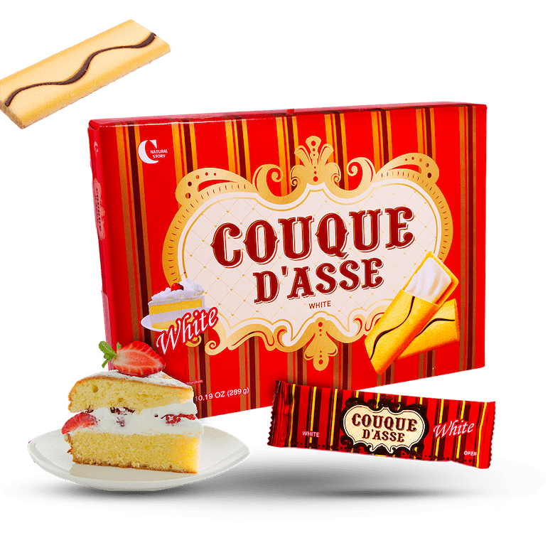 Image of Couque D’asse White 34-Pack