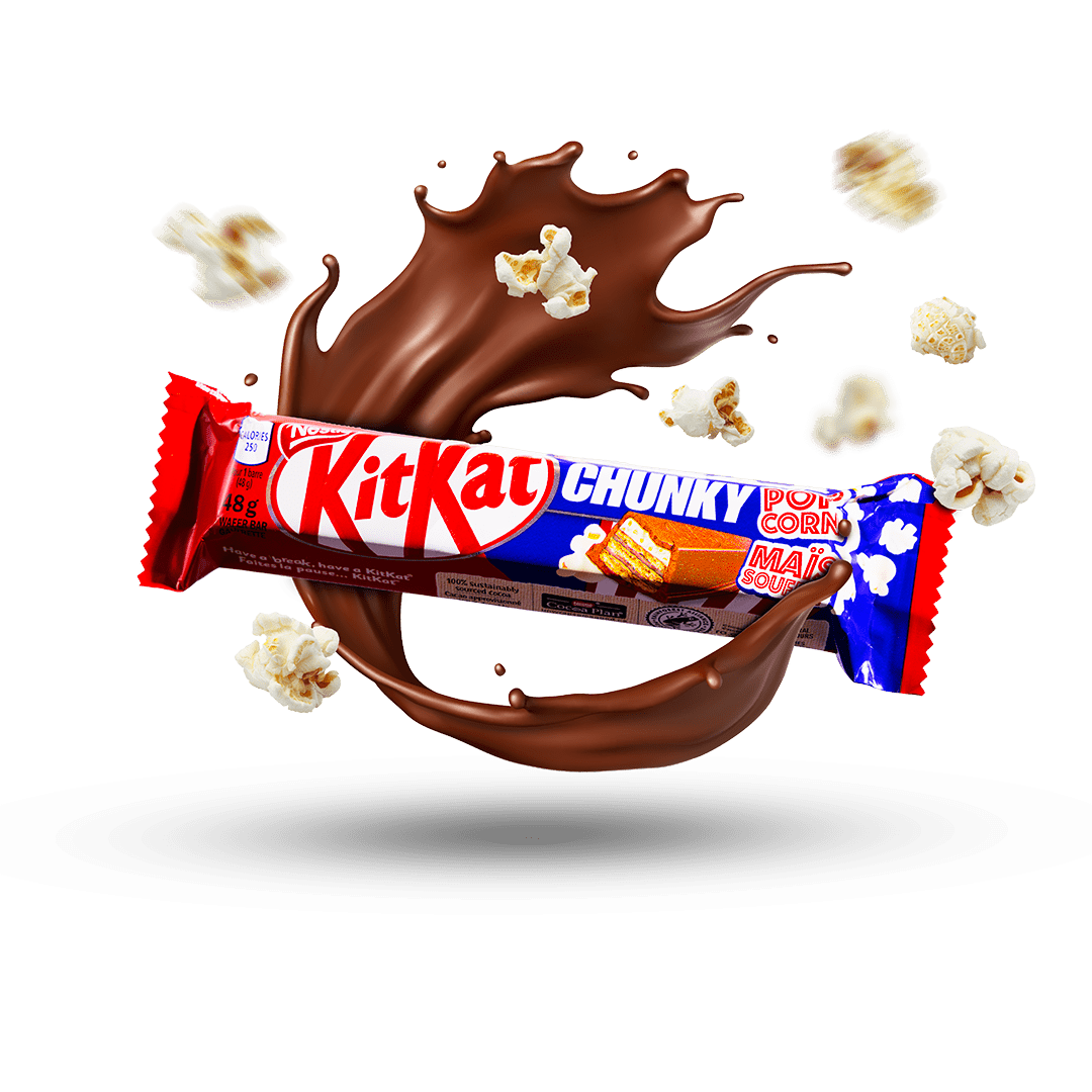 Image of Kit Kat Chunky Popcorn 3-Pack