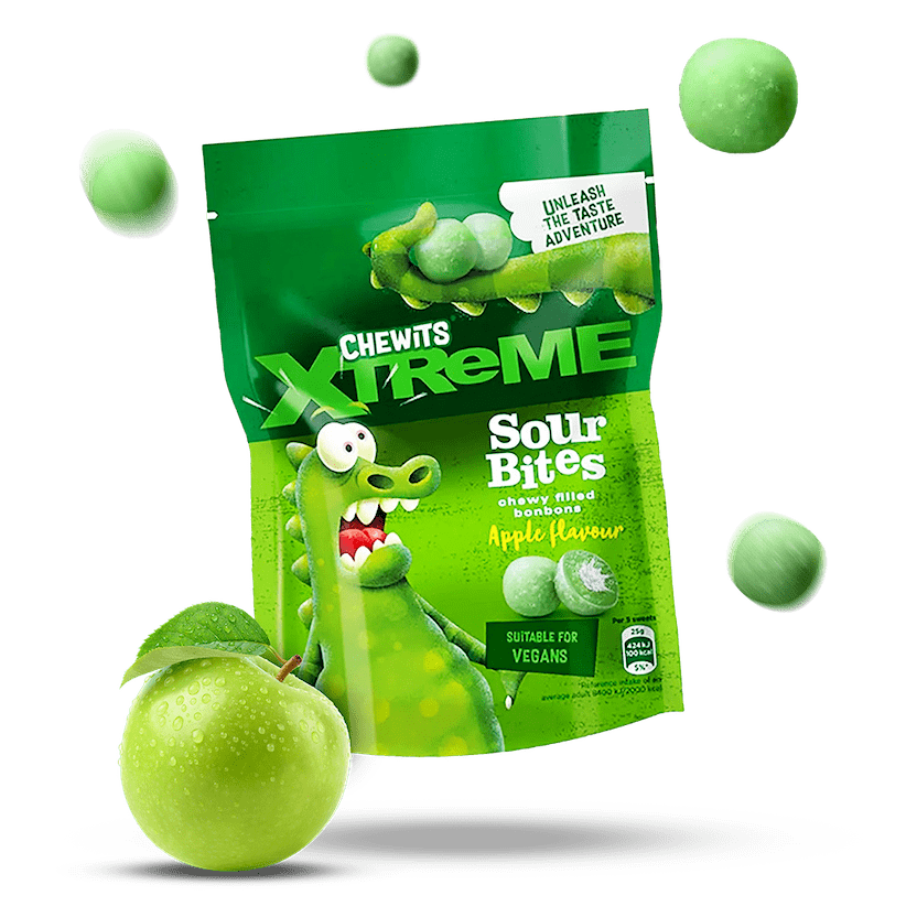 Image of Xtreme Sour Bites Apple Flavour