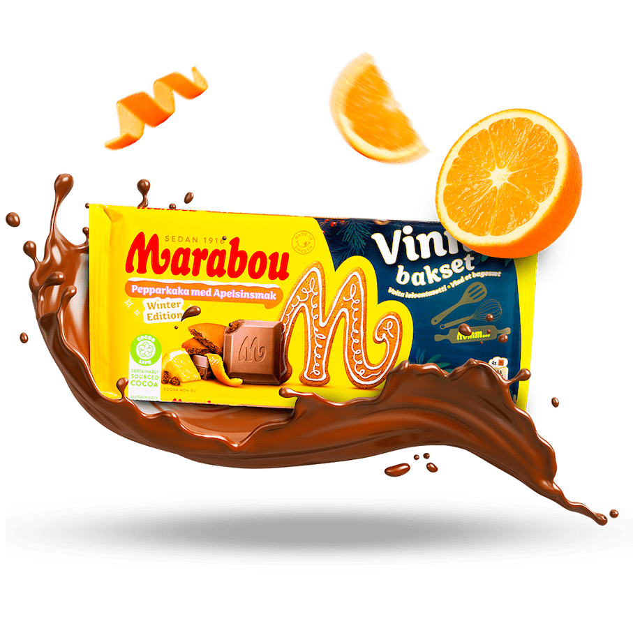 Image of Gingerbread & Orange Chocolate Bar 2-Pack