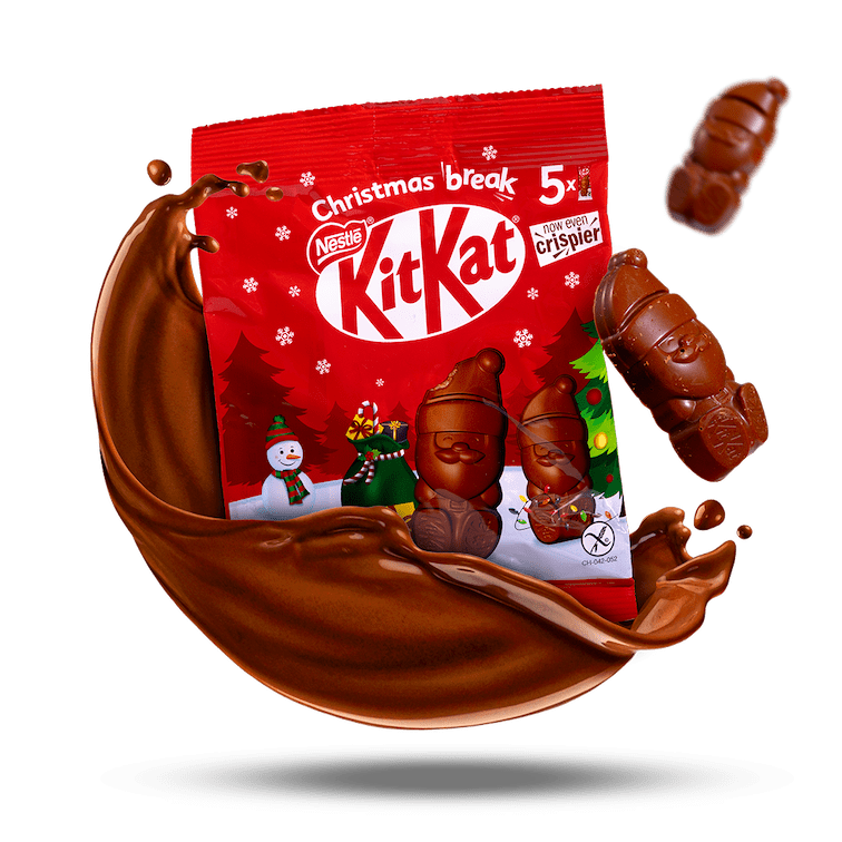 Image of Kit Kat Mini Santas 5-Pack