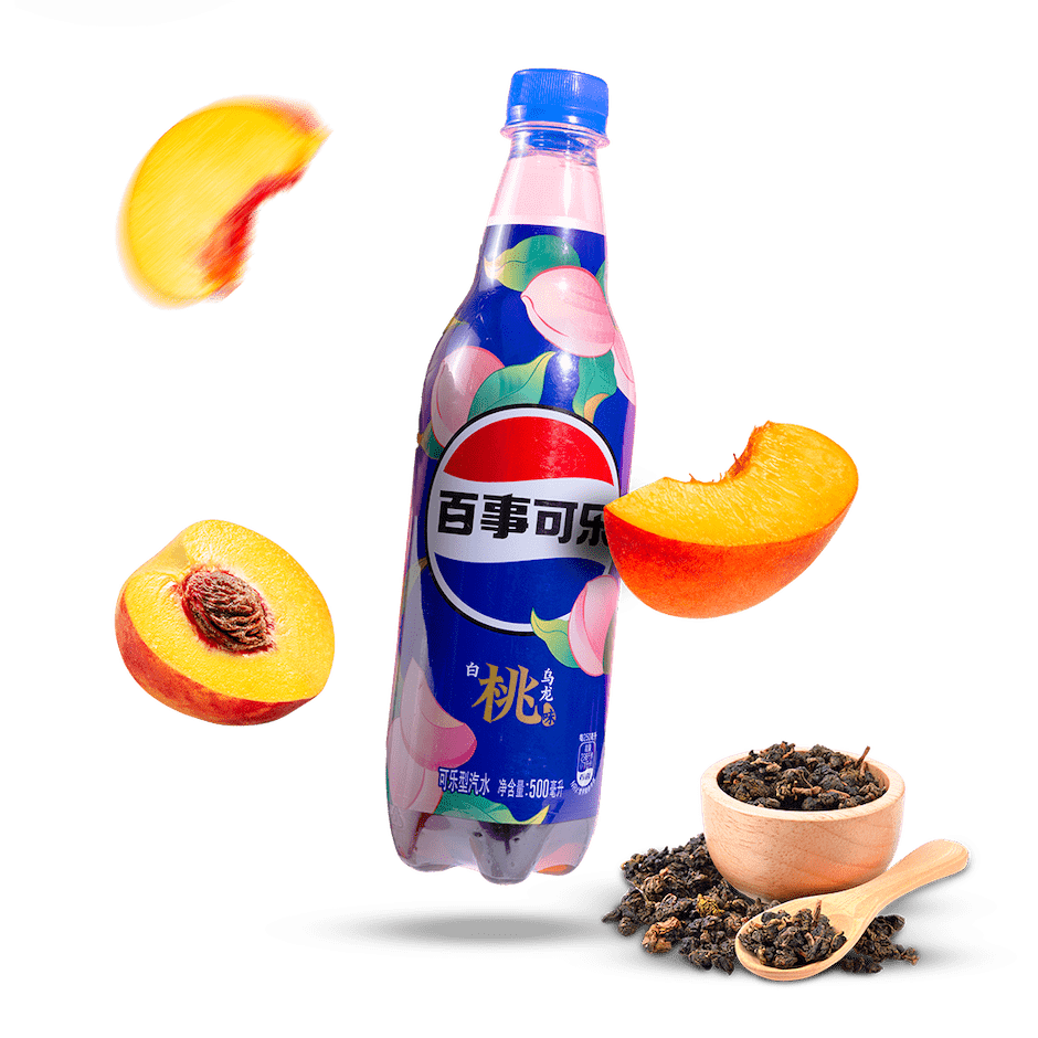 Image of Pepsi Peach Oolong 2-Pack