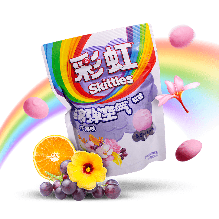 Image of Skittles Flower and Fruit Cloudz 2-Pack