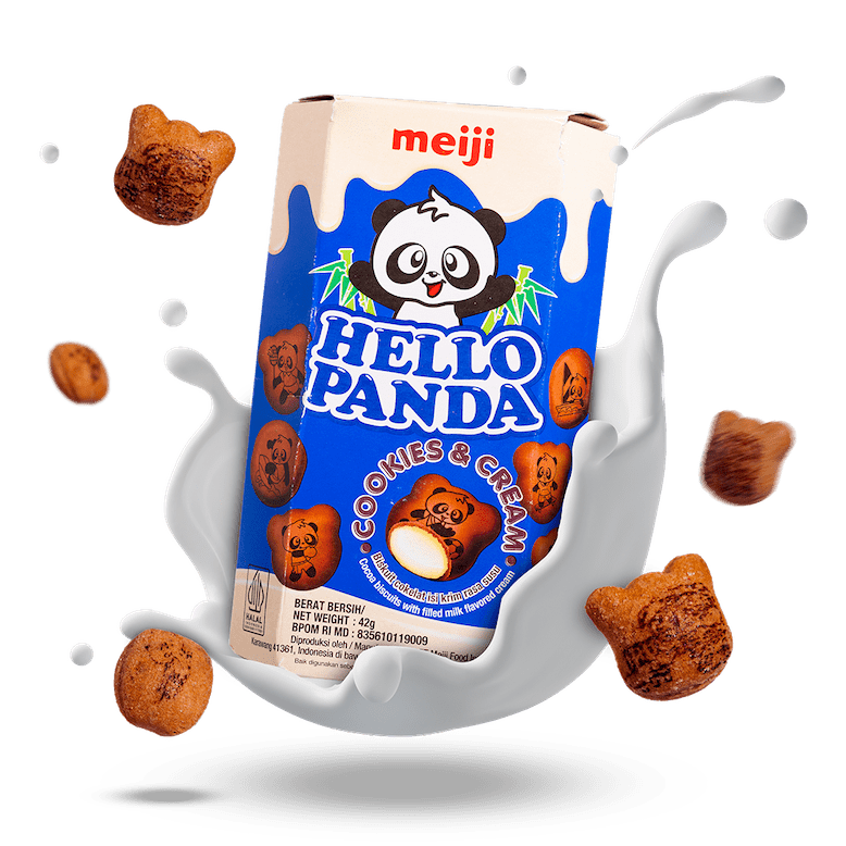 Image of Cookies & Cream Panda Cookies 3 Pack