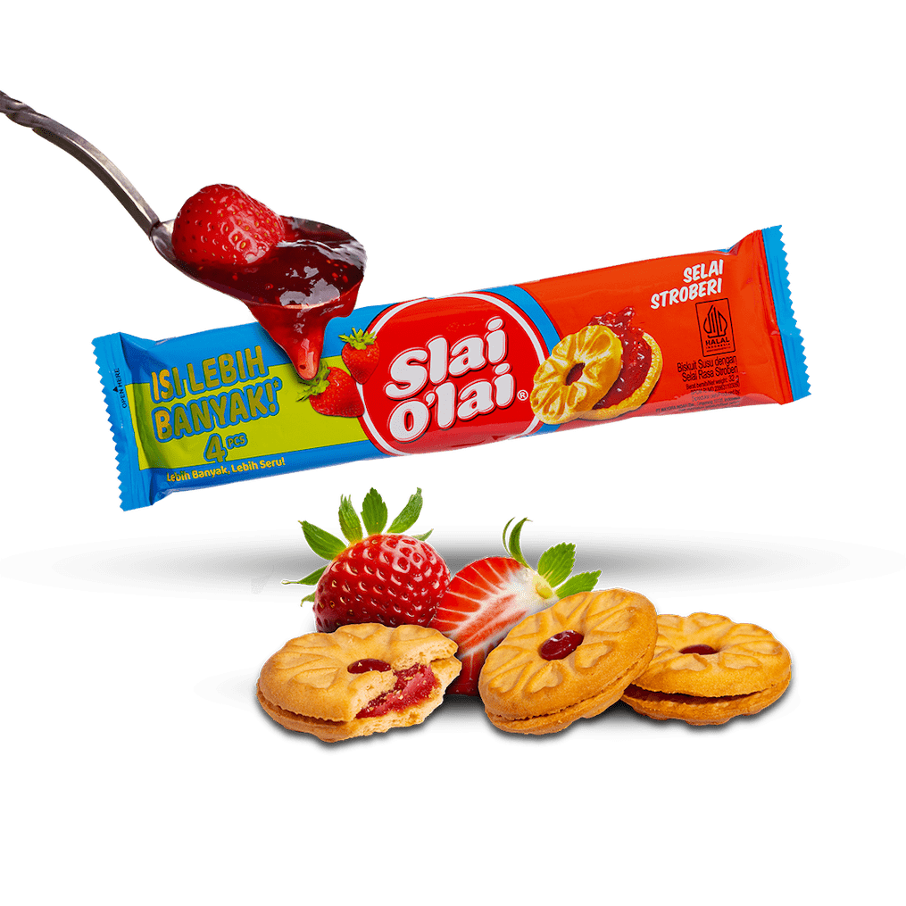 Image of Strawberry Jam-Filled Crackers 5 Pack