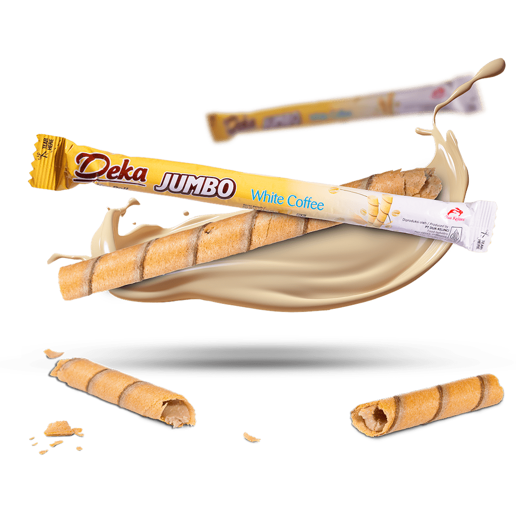 Image of White Coffee Wafer Rolls 5 Pack