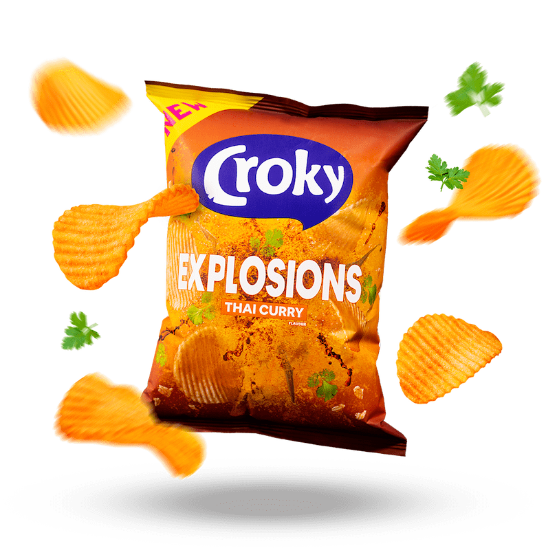 Image of Croky Thai Curry Chips 2-Pack