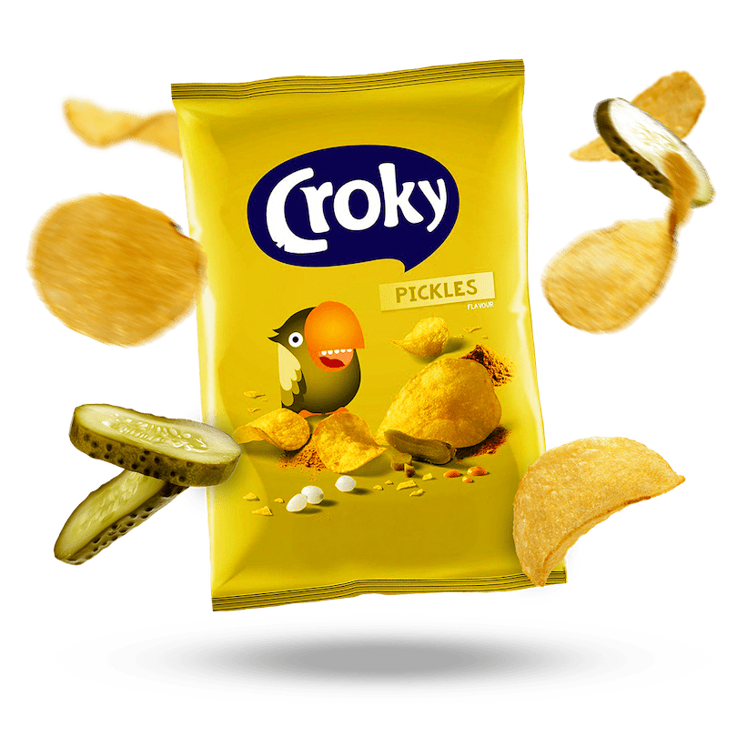 Image of Croky Pickles Chips 5-Pack