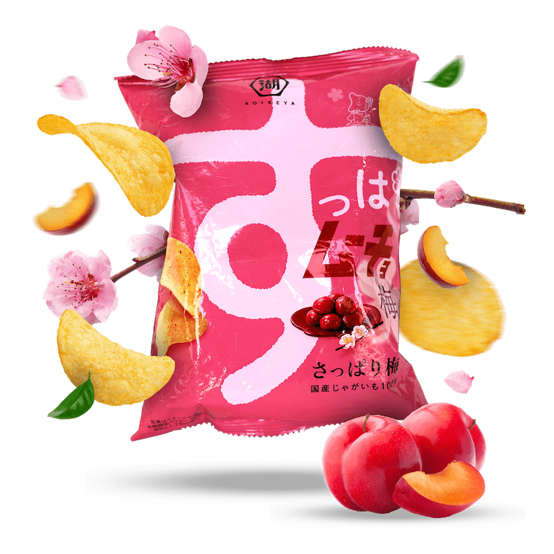 Image of Koikeya Plum Chips 3-Pack