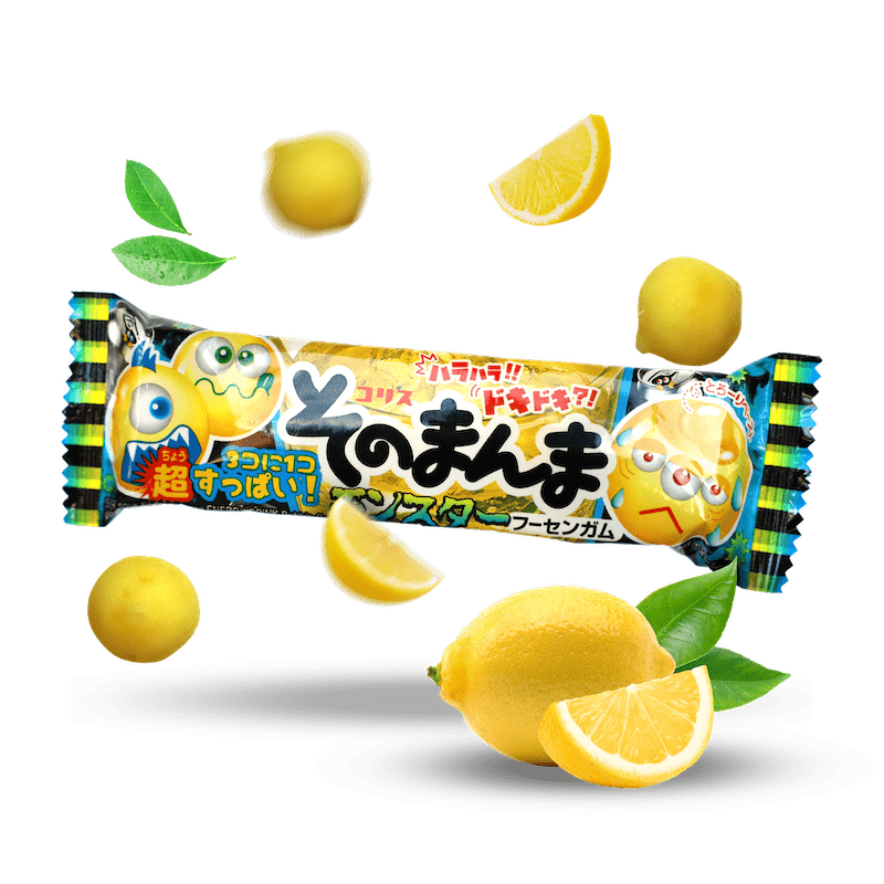 Image of Meigum Sour Bubble Gum Lemon 5-Pack