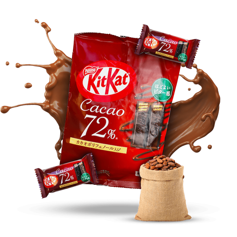 Image of 72% Cacao Kit Kat Pack