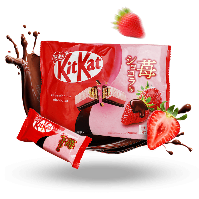 Image of Kit Kat Strawberry Chocolate Pack