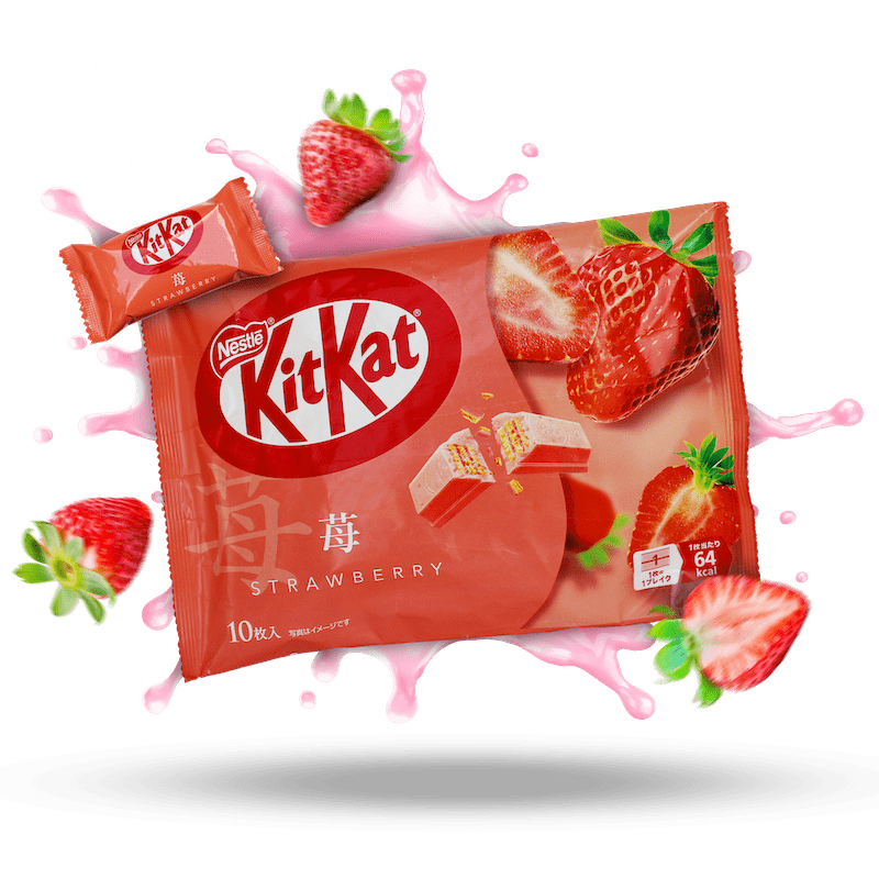Image of Strawberry Kit Kat Pack