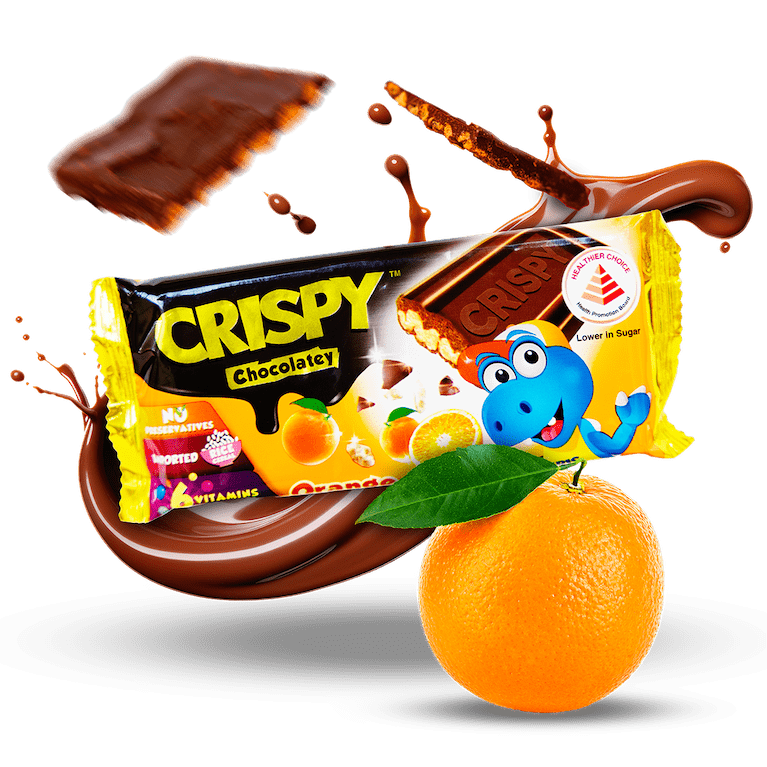 Image of Orange Flavor Crispy Chocolate Bar 3-Pack