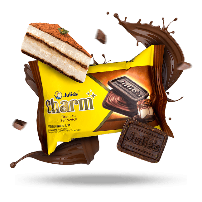 Image of Julie's Charm Tiramisu Sandwich 2-Pack