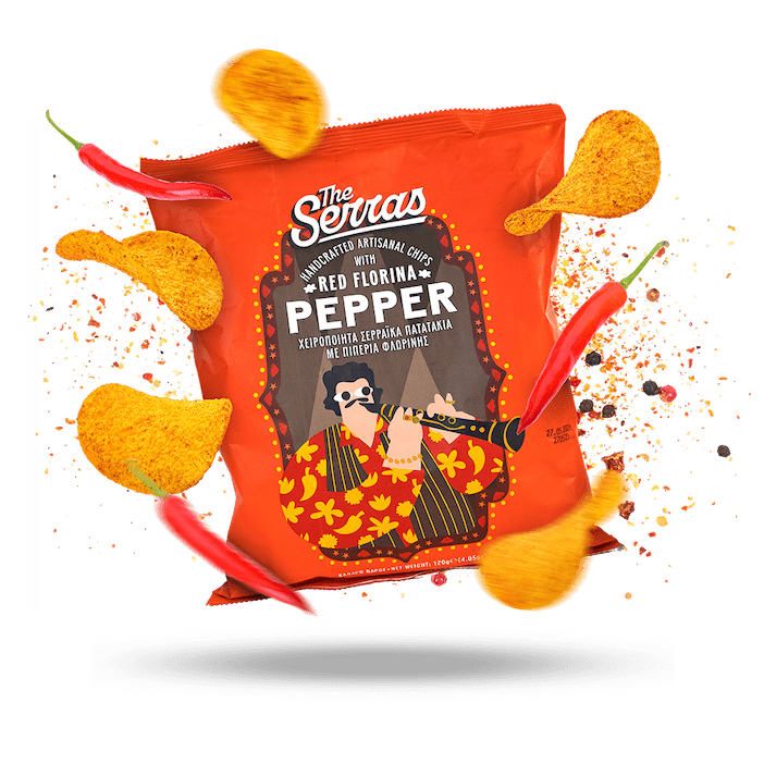 Image of Chips with Red Florina Peppers 3-Pack