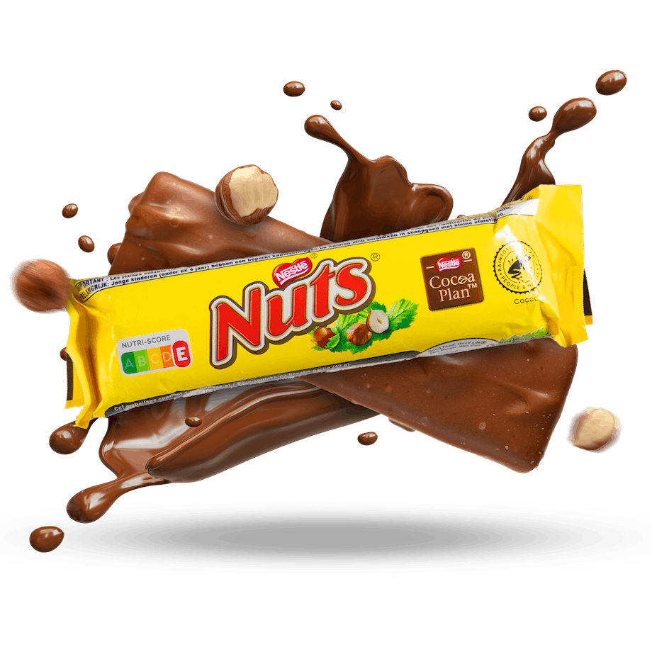 Image of Nuts Chocolate & Hazelnut Bar 5-Pack