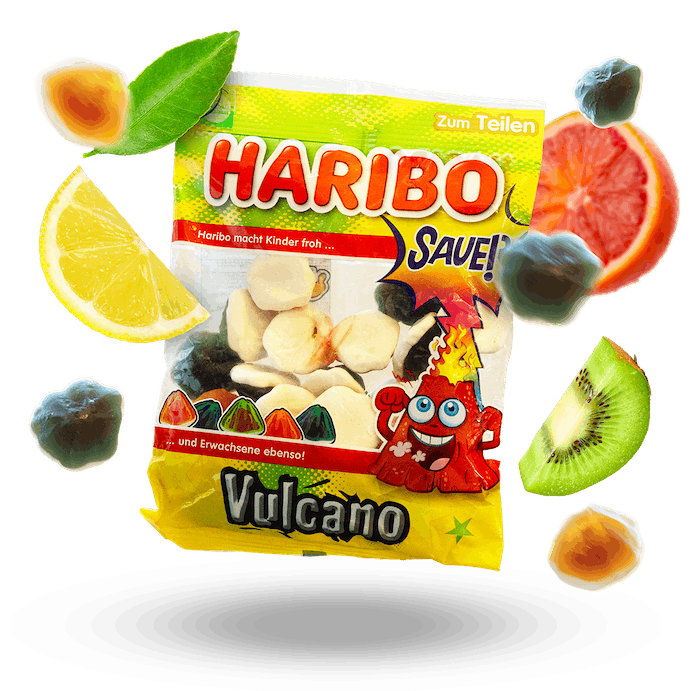 Image of Haribo Sour Volcano 3-Pack