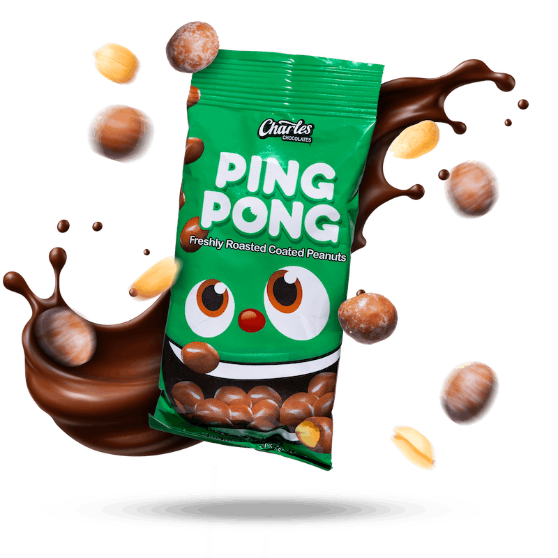 Image of Ping Pong Chocolate Peanuts 10-Pack