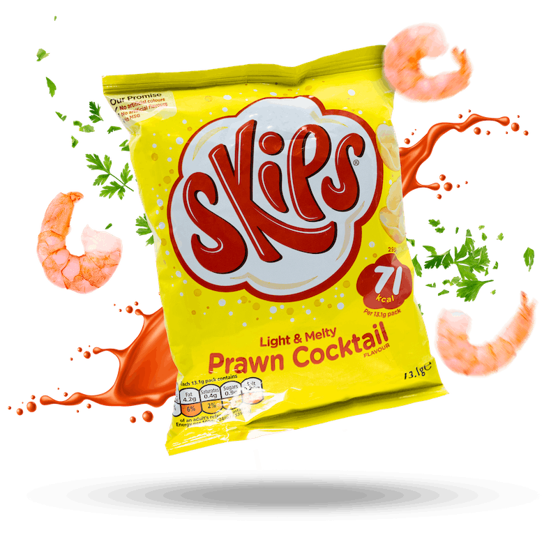 Image of Skips Prawn Cocktail Crisps 5-Pack