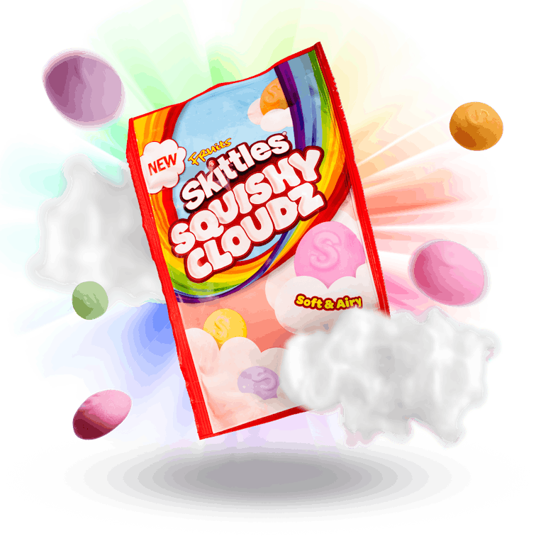 Image of Skittles Squishy Cloudz 2-Pack