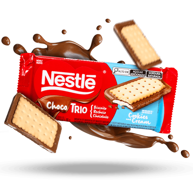 Image of Nestle Choco Trio Cookies & Cream 2-Pack