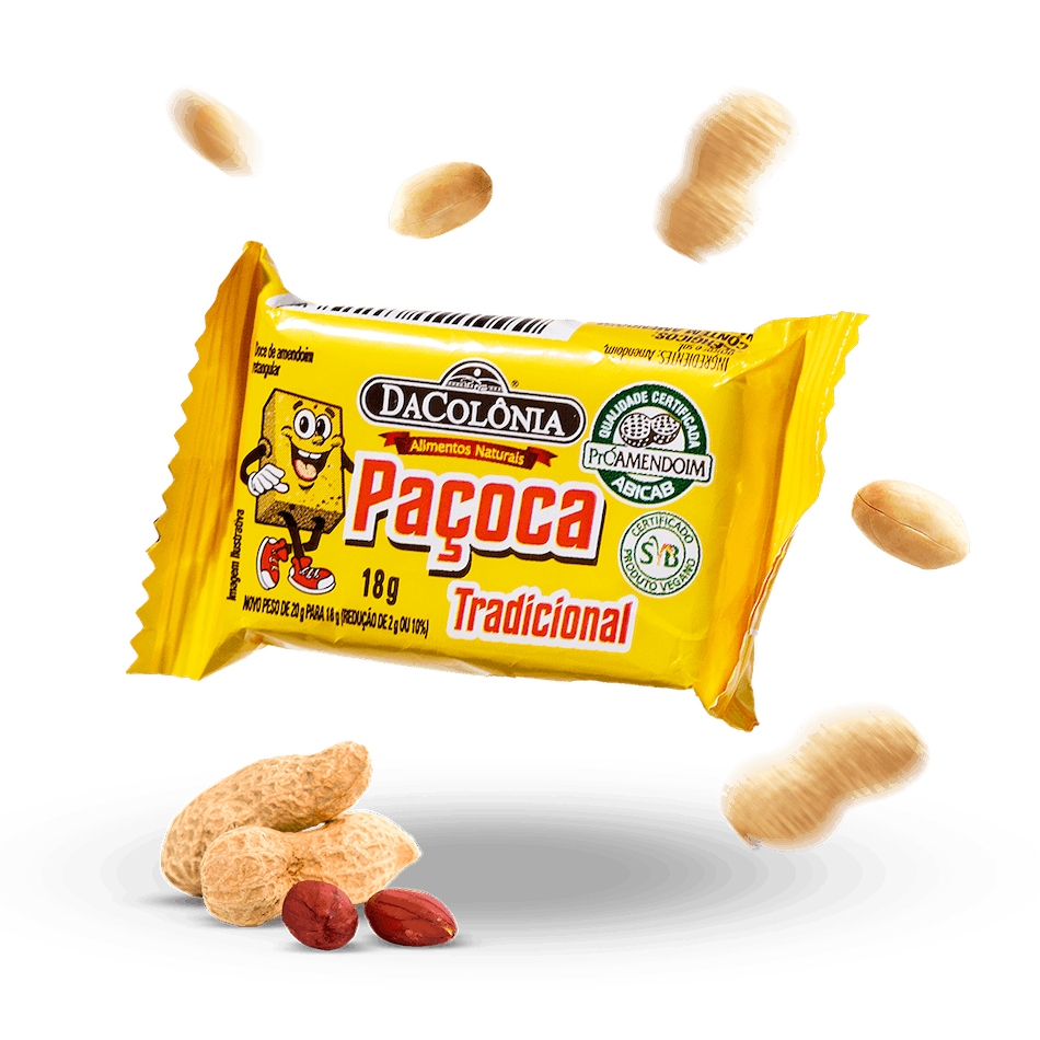 Image of Pacoquinha Tradicional (Peanut Candy) 10-Pack