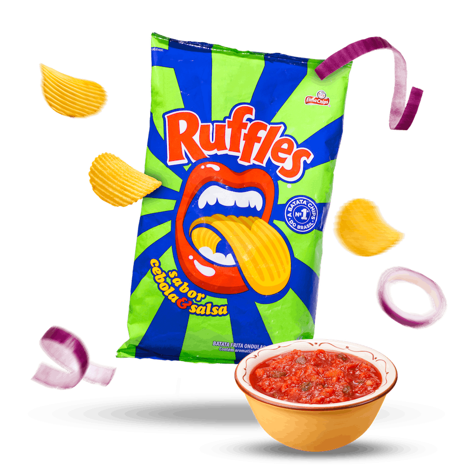 Image of Ruffles Cebola & Salsa 2-Pack