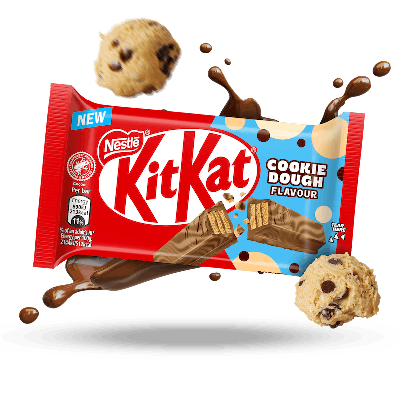 Image of Kit Kat 4 Finger Cookie Dough 5-Pack