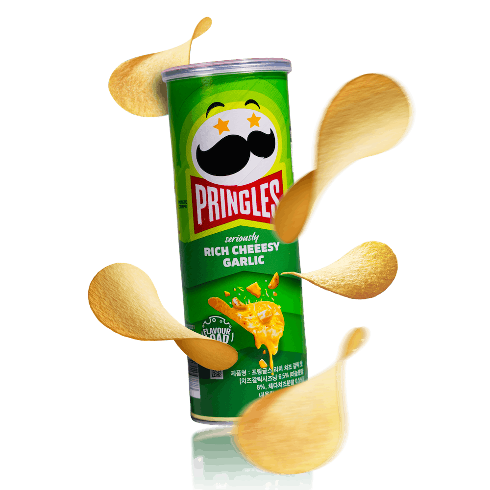 Image of Pringles Rich Cheesy Garlic 3-Pack