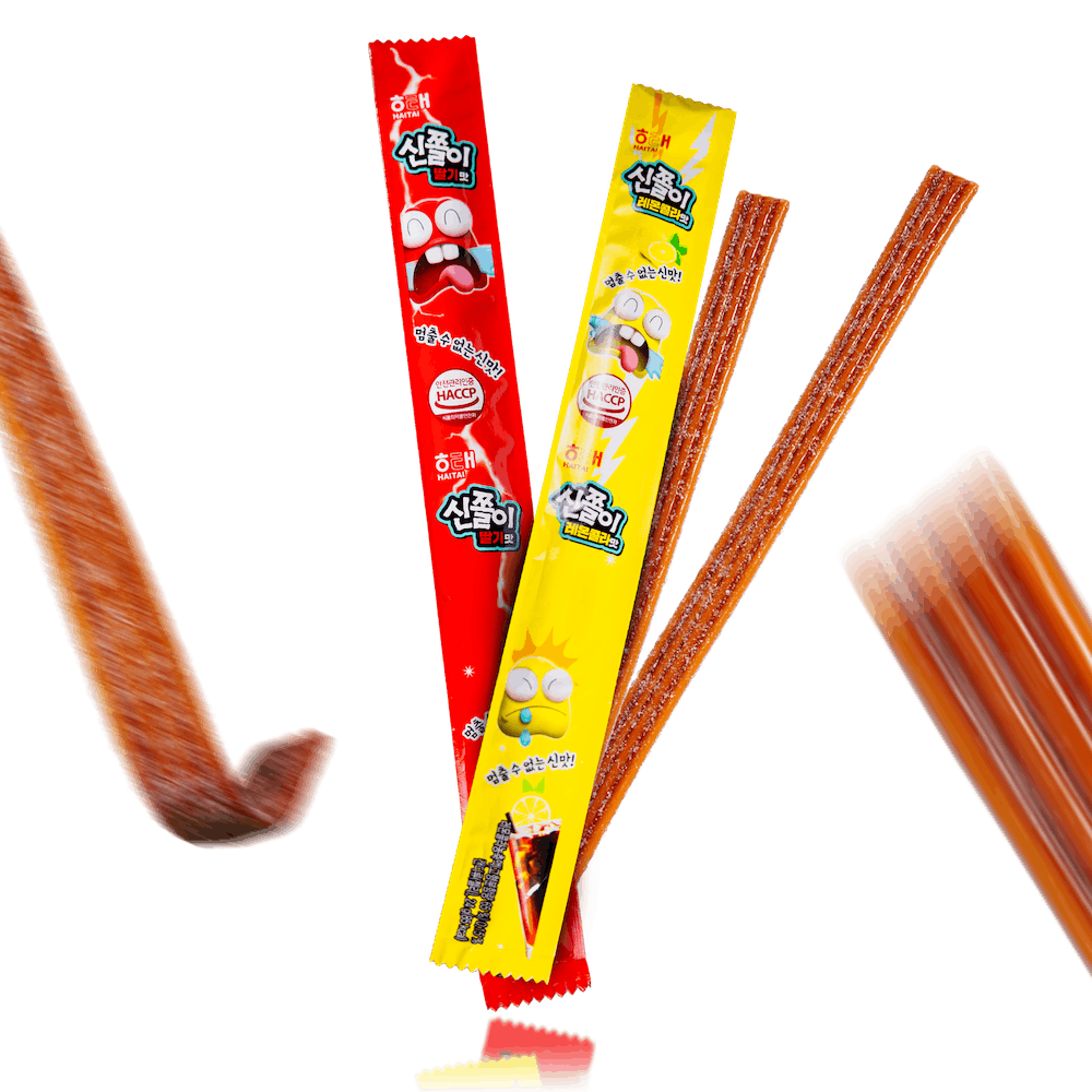 Image of Sour Jelly Sticks Strawberry & Lemon 10-Pack