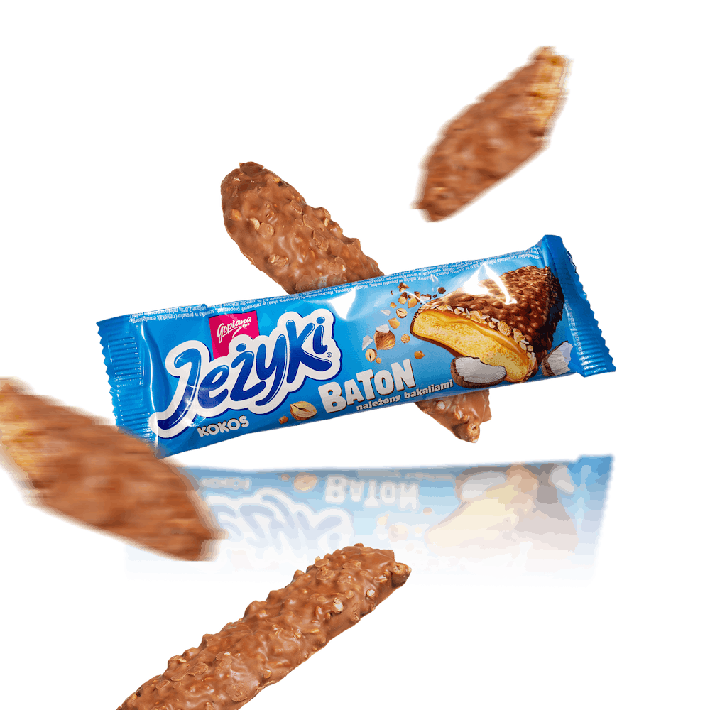 Image of Jeżyki Coconut Chocolate Bar 5-Pack