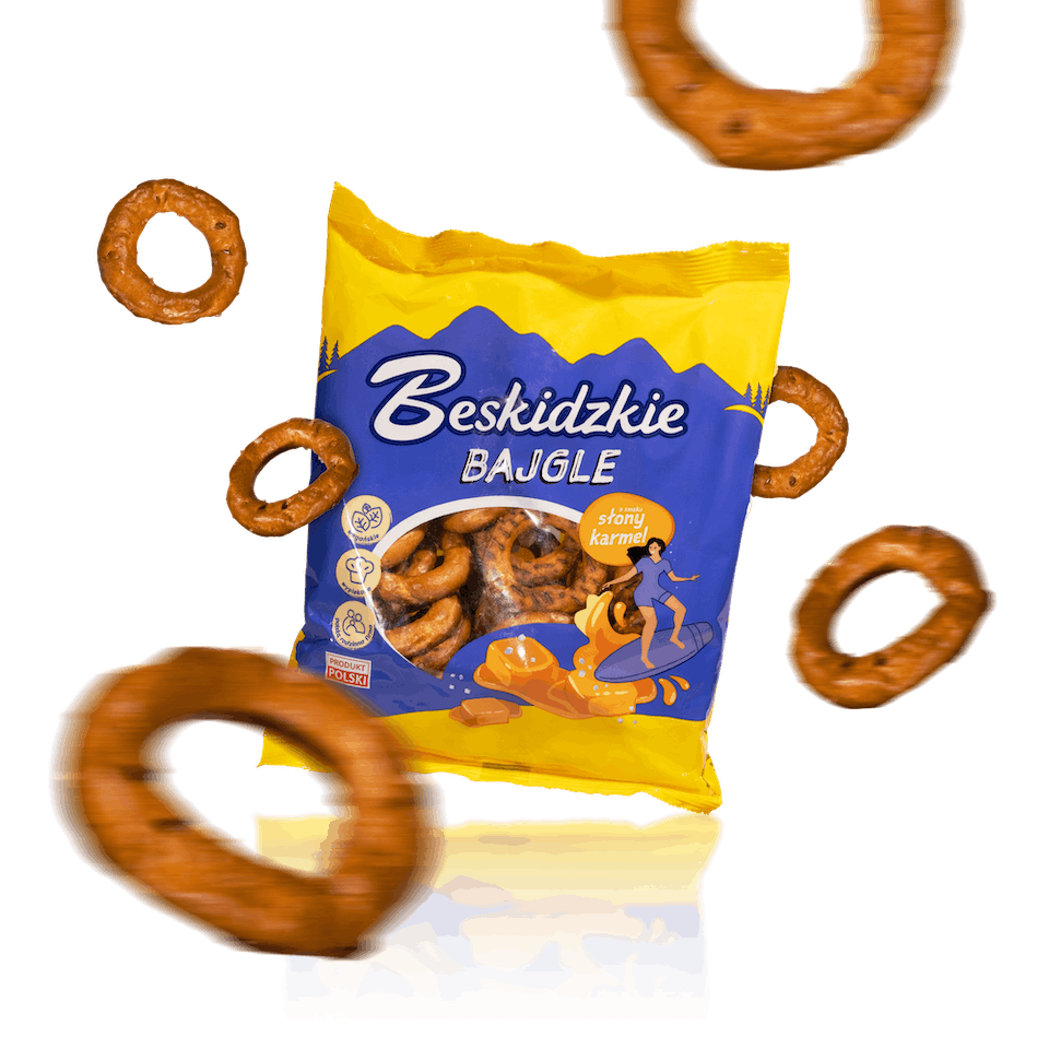 Image of Salted Caramel Bagel Snacks 3-Pack