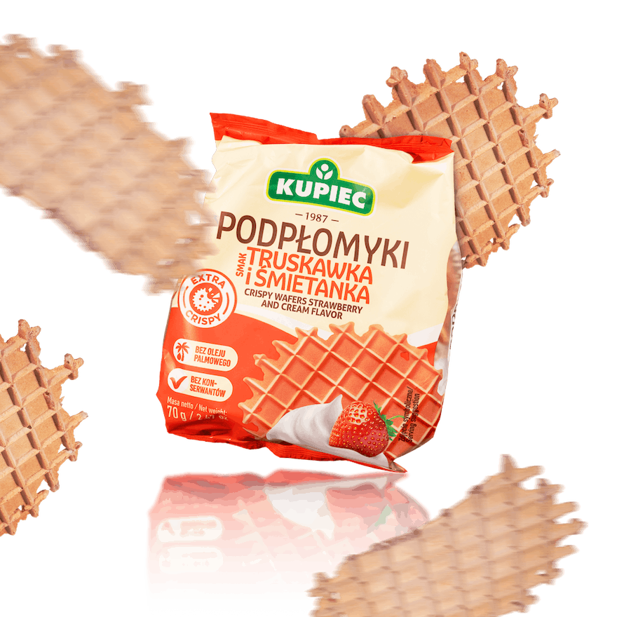 Image of Strawberry & Cream Waffles 3-Pack