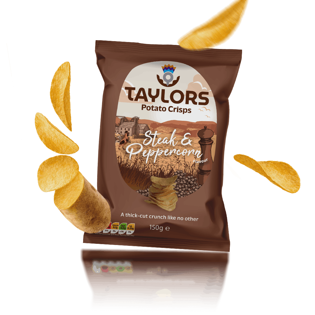 Image of Taylors Steak & Peppercorn Chips 5-Pack
